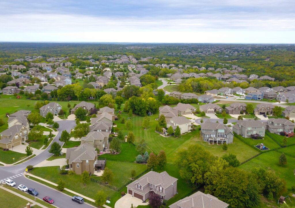 the kay team naperville aerial view